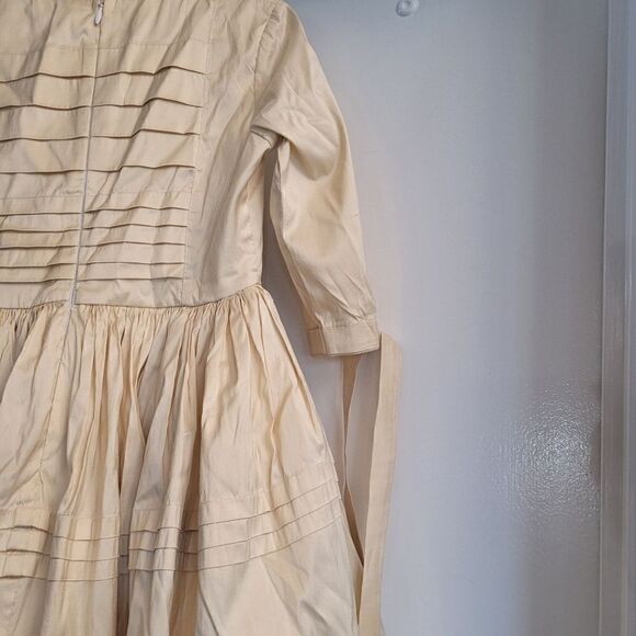 Mademoiselle Charlotte raw silk with underskirt royal dress - Picture 8 of 13